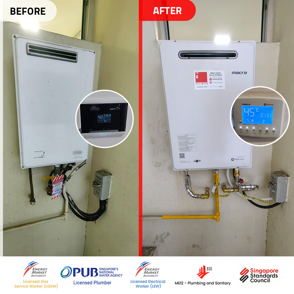 Gas Heater Installation and Replacement in Serangoon 6 serangoon gas water heater installation replacement - the jade